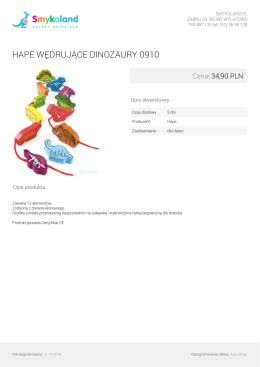 hape wędrujące dinozaury 0910