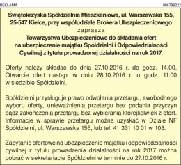 Świętokrzyska Sp&oacute;łdzielnia Mieszkaniowa, ul. Warszawska 155, 25