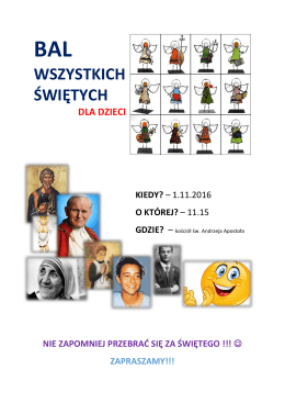 WSZYSTKICH ŚWIĘTYCH