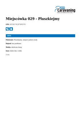 Miejscówka 029 - Pluszkiejmy