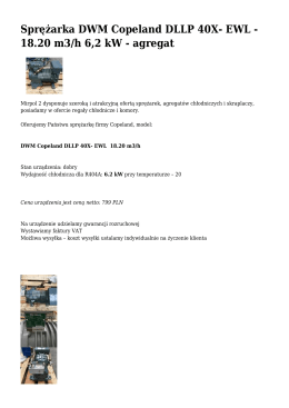 Sprężarka DWM Copeland DLLP 40X- EWL