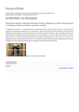 Generuj PDF - Policja Ł&oacute;dzka