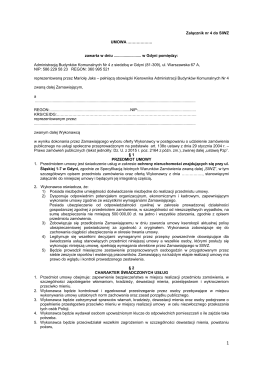 Wzór umowy