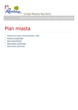 Plan miasta