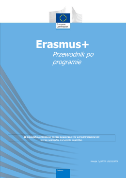 Przewodnik po programie Erasmus+