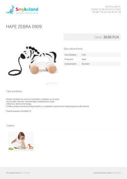 hape zebra 0909