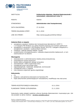 Pobierz ofertę  - Oferty pracy