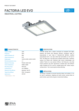 factoria led evo - Lena Lighting SA