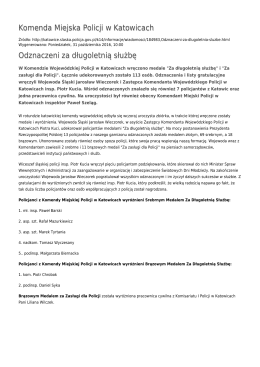 Generuj PDF - Komenda Miejska Policji w Katowicach