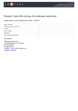 Drukuj plik Pdf z danymi produktu - km