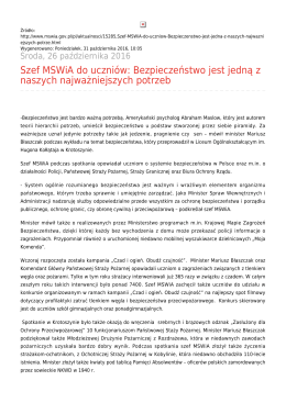 Generuj PDF - Ministerstwo Spraw Wewnętrznych i Administracji