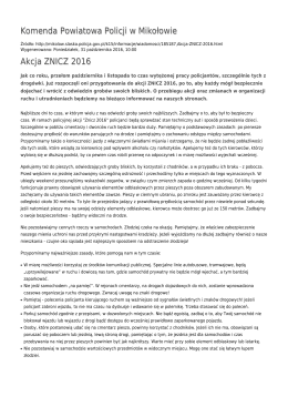Generuj PDF - Komenda Powiatowa Policji w Mikołowie