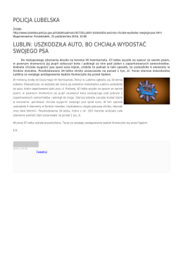Generuj PDF - Policja Lubelska