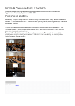 Generuj PDF - Komenda Powiatowa Policji w Raciborzu