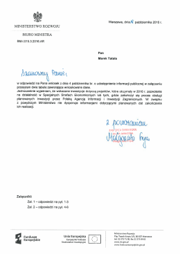 treść odpowiedzi - Blog Obywatelskiego Rozwoju