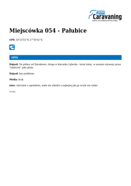 Miejscówka 054 - Pałubice