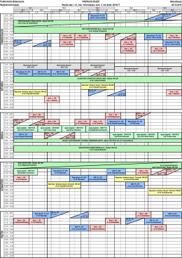 RozkĹ‡ad: stac. I st., kier. informatyka sem. 3