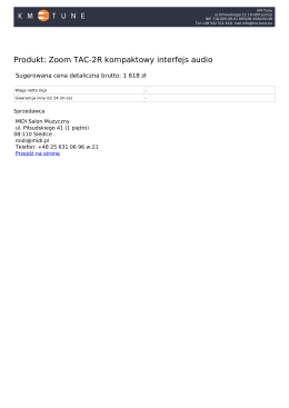 Drukuj plik Pdf z danymi produktu - km