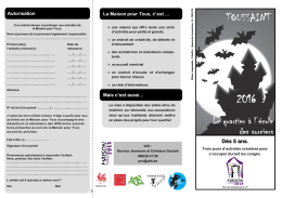 2016 TOUSSAINT TOUSSAINT