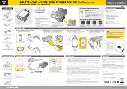 SMARTPHONE HOLDER WITH POWERPACK