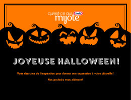 JOYEUSE Halloween!