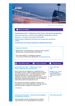 Télécharger la newsletter