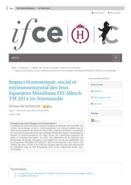 T&eacute;l&eacute;charger en Pdf - Les Haras nationaux