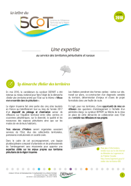 Lettre du SCoT octobre 2016