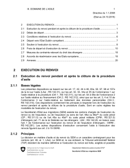 2. Ex&eacute;cution du renvoi