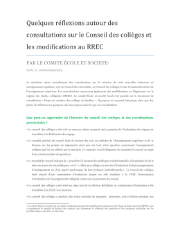 ecole-et-societe - Syndicat des professeurs du c&eacute;gep de Saint