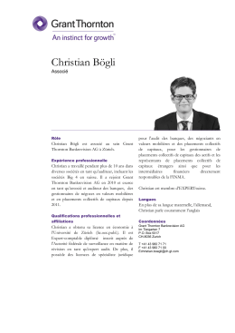 Christian B&ouml;gli - Grant Thornton