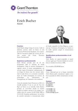 Erich Bucher - Grant Thornton