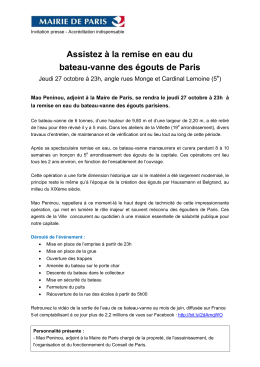 Assistez &agrave; la remise en eau du bateau