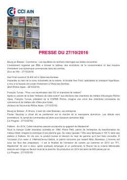 Presse du 27/10/2016