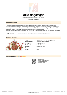 "Joy to the World" for String Quartet - Free