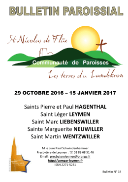 Bulletin N° 18