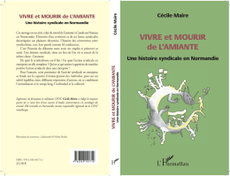 VIVRE et MOURIR de L`AMIANTE