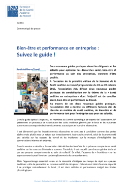 Bien-être et performance en entreprise : Suivez le guide