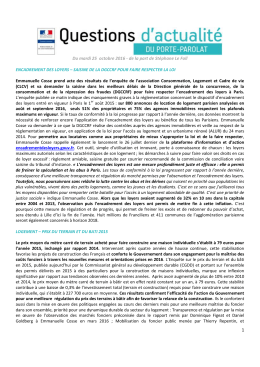 1 Du mardi 25 octobre 2016 - de la part de