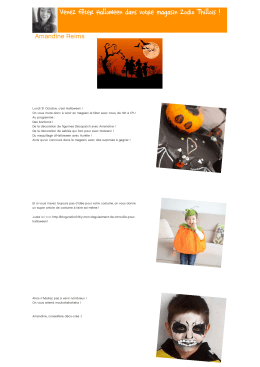 Venez fêter Halloween dans votre magasin Zodio Thillois !