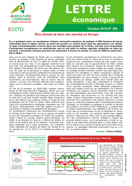 lettre - Chambres d`agriculture