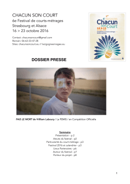 Dossier de presse - PDF