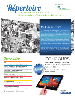 concours - CDC Lévis