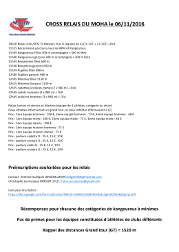 CROSS RELAIS DU MOHA le 06/11/2016