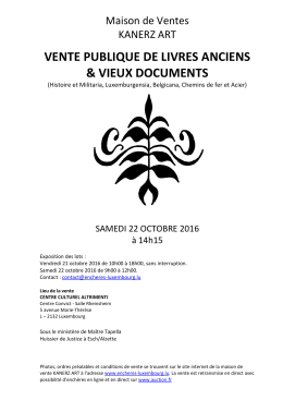 Catalogue PDF