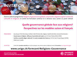 invitation - Université de Genève