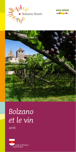 Bolzano et le vin