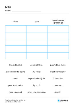 time type - Wordwall
