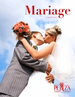 Cahier mariage 2017