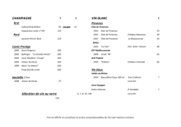 CHAMPAGNE VIN+BLANC S&eacute;lection+de+vin+au+verre